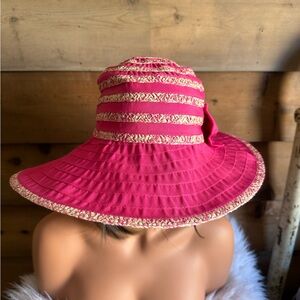 Betmar Pink Sun Hat